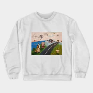 Watercolor Weekend Crewneck Sweatshirt